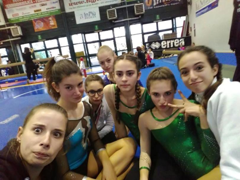 Polisportiva Ottavia Ginnastica artistica femminile specialità gara Frascati 11 marzo 2018