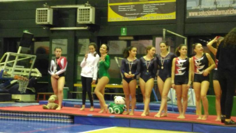 Polisportiva Ottavia Ginnastica artistica femminile specialità gara Frascati 11 marzo 2018