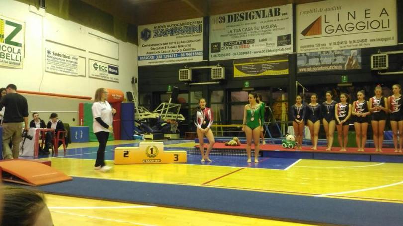 Polisportiva Ottavia Ginnastica artistica femminile specialità gara Frascati 11 marzo 2018