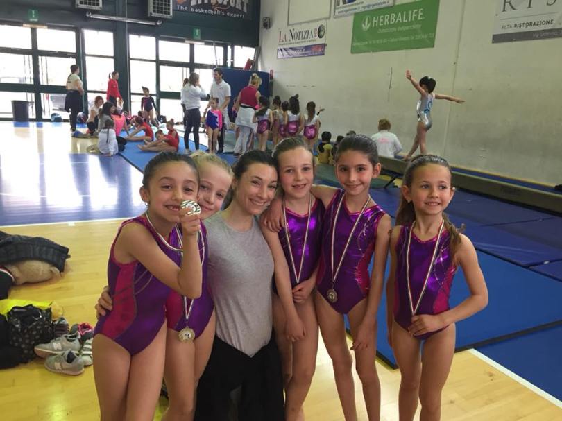 Polisportiva Ottavia Ginnastica artistica femminile gara Frascati 15 aprile 2018