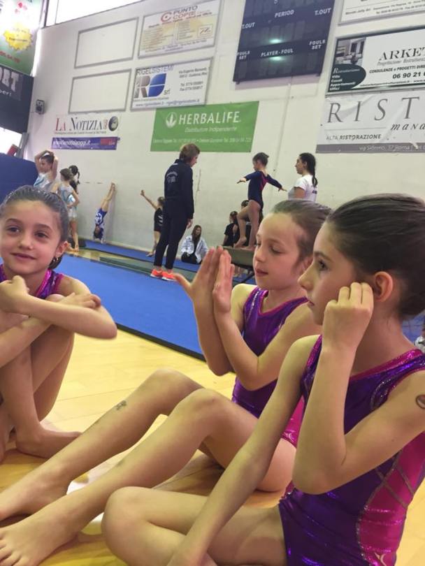 Polisportiva Ottavia Ginnastica artistica femminile gara Frascati 15 aprile 2018