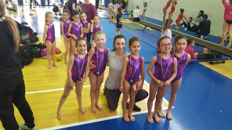 Polisportiva Ottavia Ginnastica artistica femminile gara Frascati 15 aprile 2018