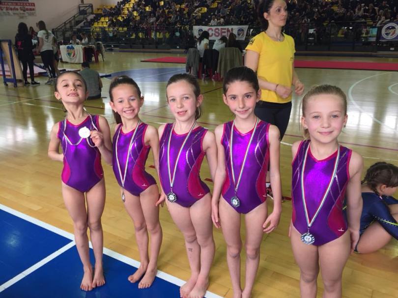 Polisportiva Ottavia Ginnastica artistica femminile gara Frascati 15 aprile 2018