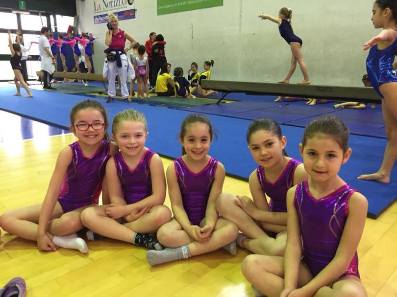 Polisportiva Ottavia Ginnastica artistica femminile gara Frascati 15 aprile 2018