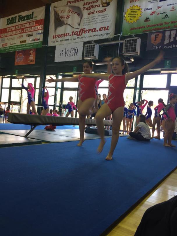 Polisportiva Ottavia Ginnastica artistica femminile gara Frascati 22 aprile 2018