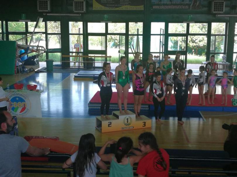 Polisportiva Ottavia Ginnastica artistica femminile gara Frascati 29 aprile 2018