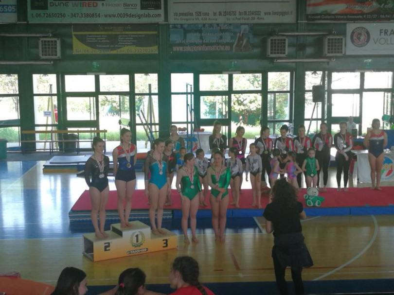 Polisportiva Ottavia Ginnastica artistica femminile gara Frascati 29 aprile 2018
