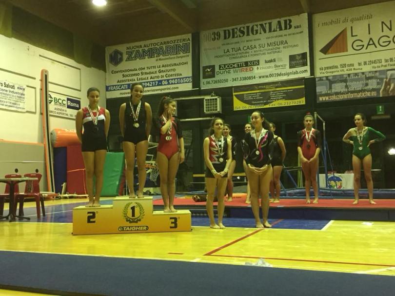 Polisportiva Ottavia Ginnastica artistica femminile gara Frascati 29 aprile 2018