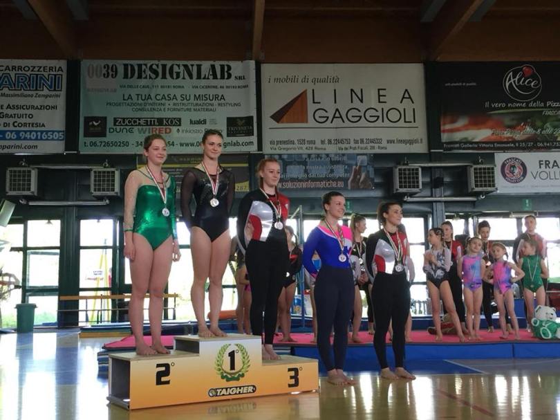 Polisportiva Ottavia Ginnastica artistica femminile gara Frascati 29 aprile 2018